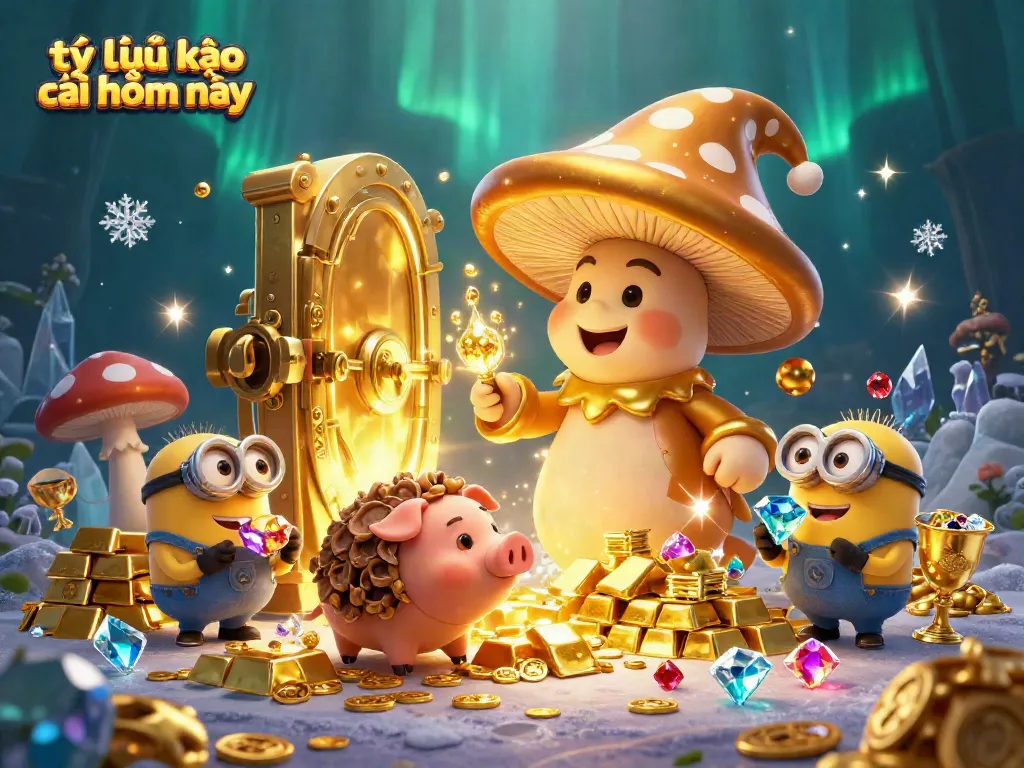 Engage with tỷ lệ kèo nhà cái hôm nay through a vibrant casino scene filled with treasure and magic.