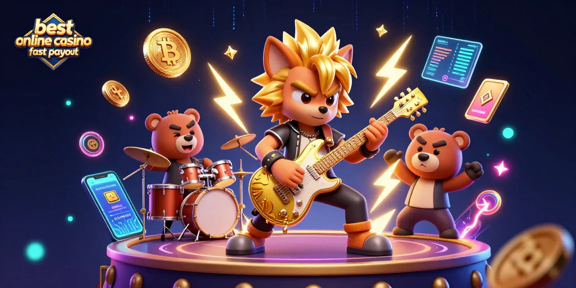 Experience the thrill of fast payouts at the best online casino fast payout featuring energetic characters and vibrant visuals.